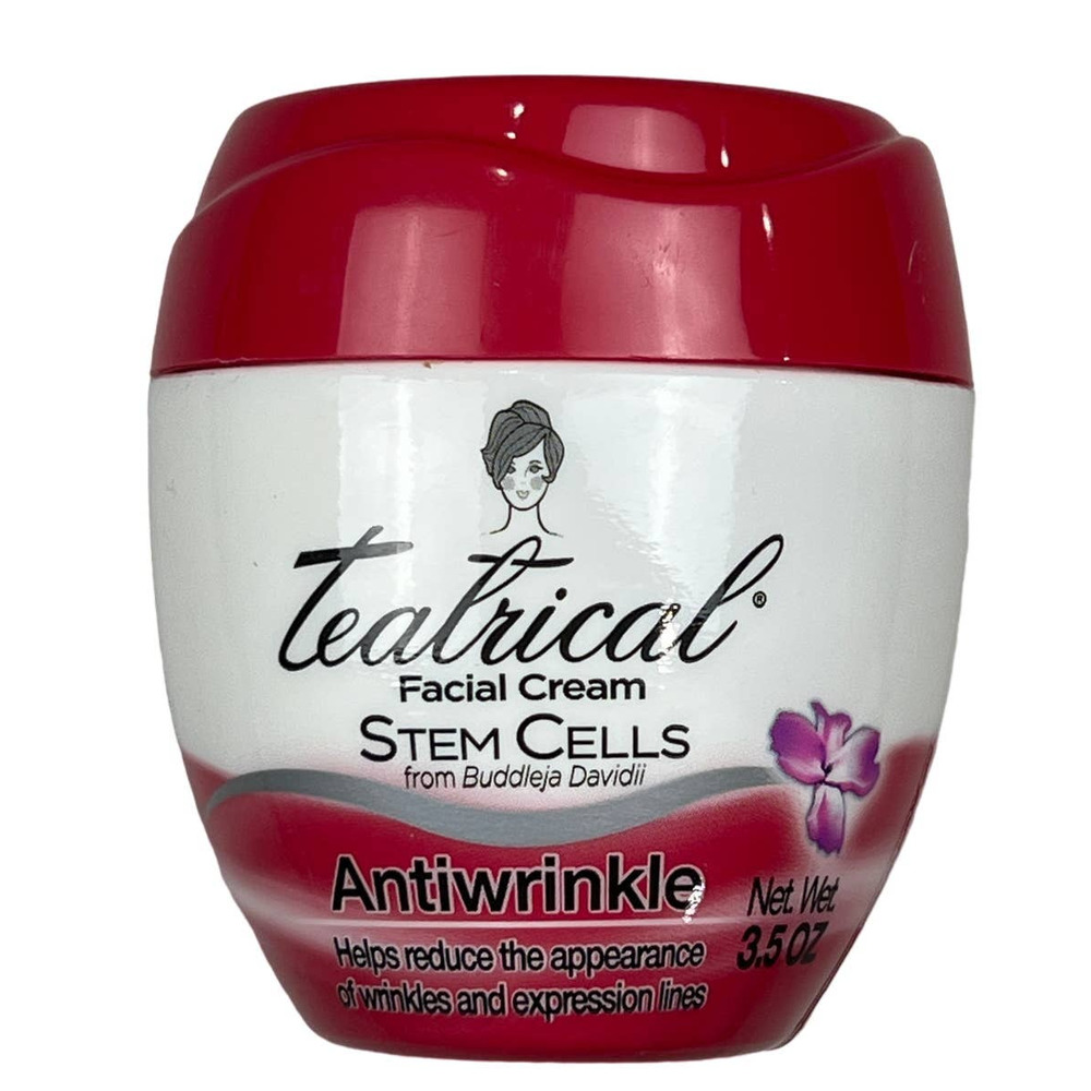 Teatrical Anti-Wrinkle Facial Cream 3.5 oz, Buddleja Davidii Stem Cells Floral